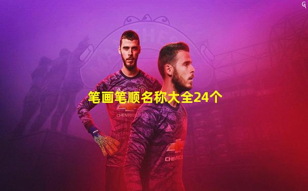 笔画笔顺名称大全24个