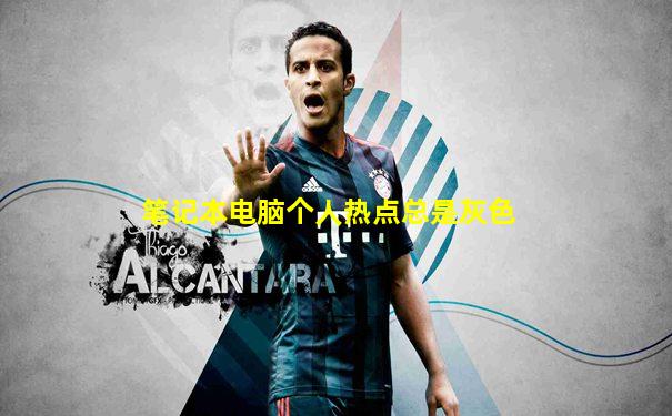 笔记本电脑个人热点总是灰色