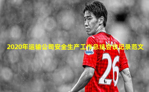 2020年运输公司安全生产工作总结会议记录范文