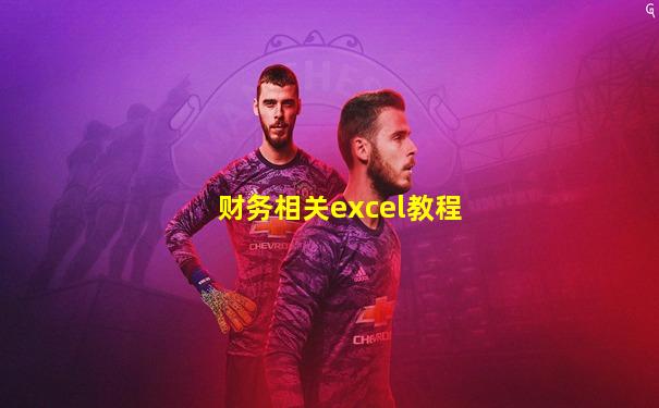 财务相关excel教程